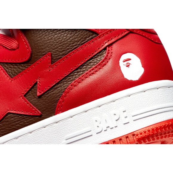 BAPE STA MID #2 MENS RED - Picture 8 of 9